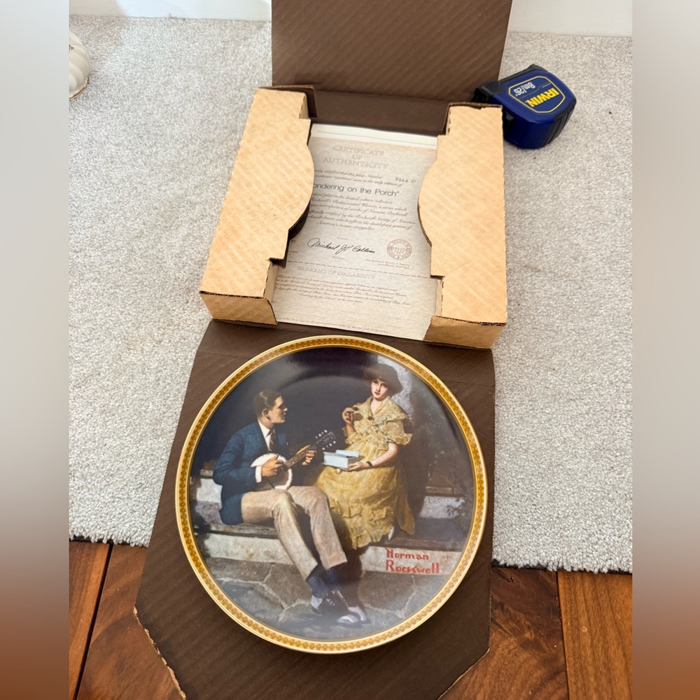 Norman Rockwell Decorative Collector Plate